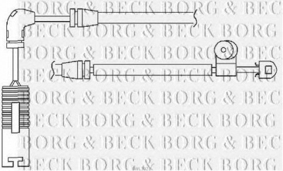 BORG & BECK bwl3021 -  Сигнализатор, износ тормозных колодок